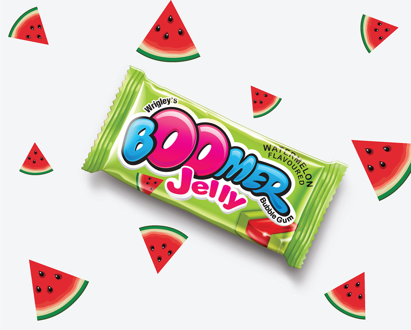 Boomer Chewing gum (watermelon) | Pack of 20