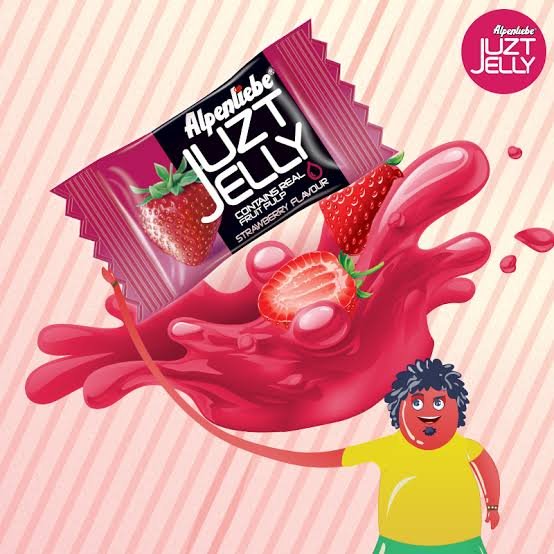 Juzt jelly (Strawberry ??) | Pack of 20