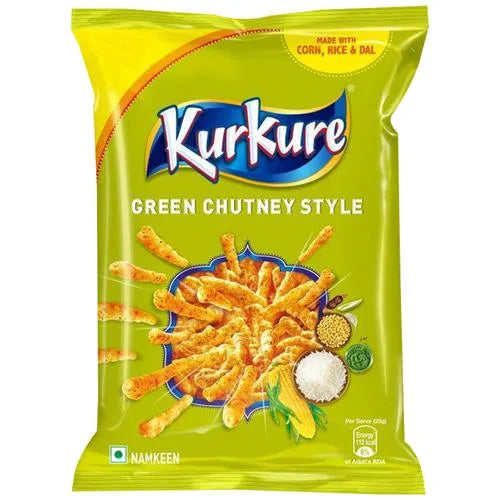 Kurkure Namkeen Green Chutney Rajasthani Style - 70 g
