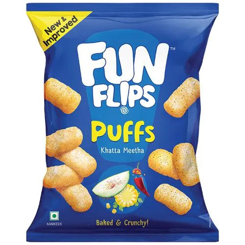 Fun Flips Puffs - Khatta Meetha