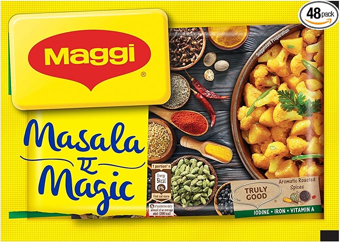 Maggi Masala Magic, 6.5 grams sachet (Pack of 10)