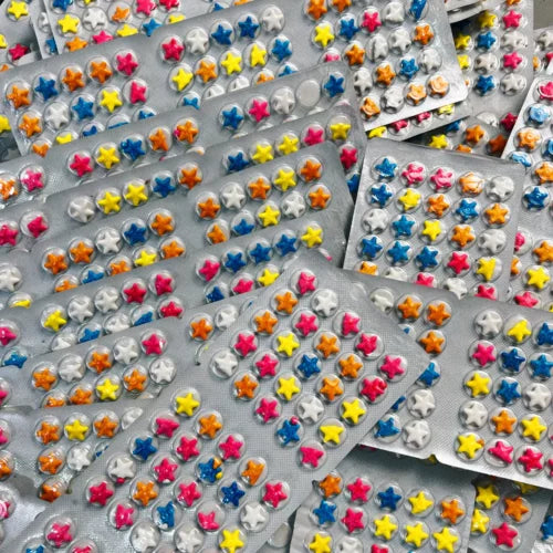 Colorful Stars (Pack of 10)