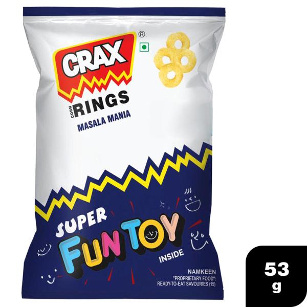 Crax Masala Mania Corn Rings 53 g