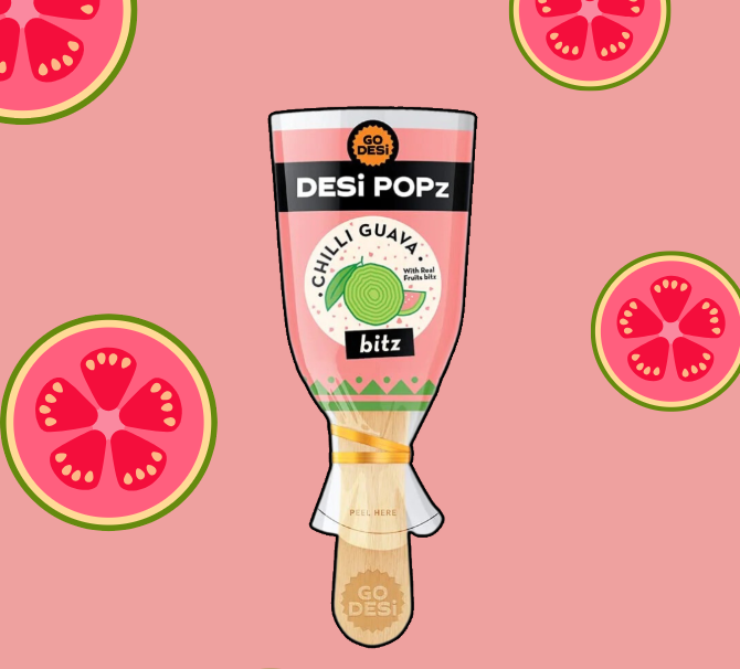 Desi Popz Chilli Guava Sticks | Pack of 2