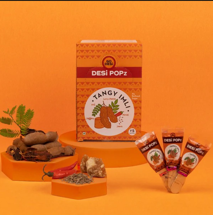Desi Popz Tangy Imly Sticks | Pack of 2