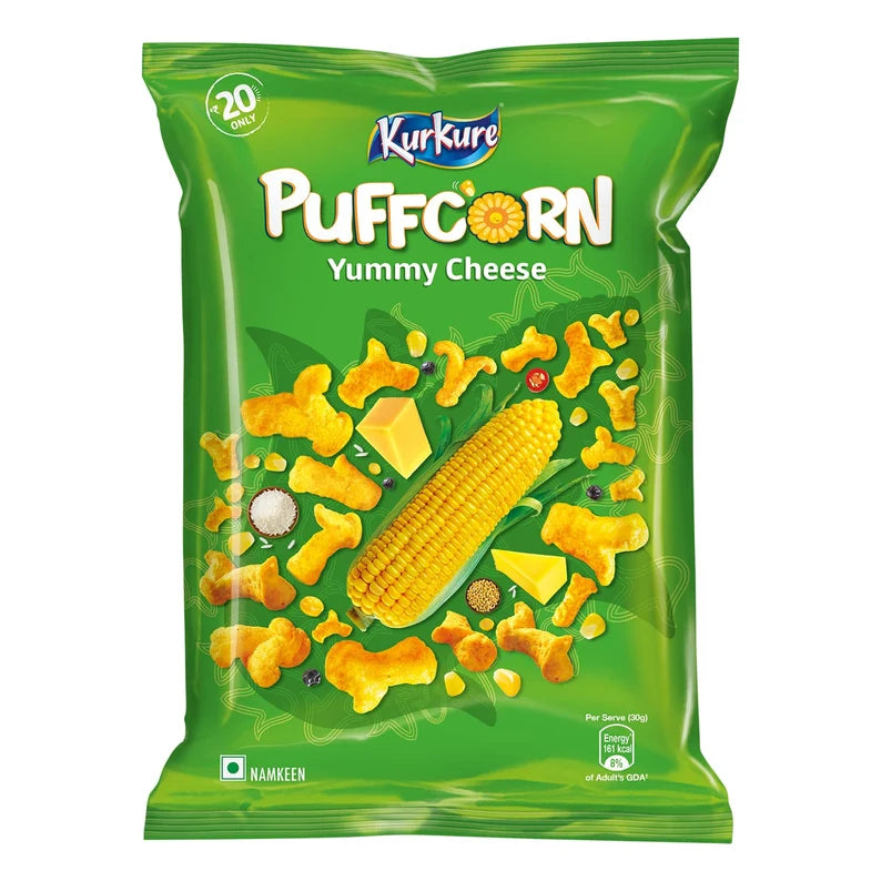 Kurkure Puffcorn (Yummy Cheese) - 58g