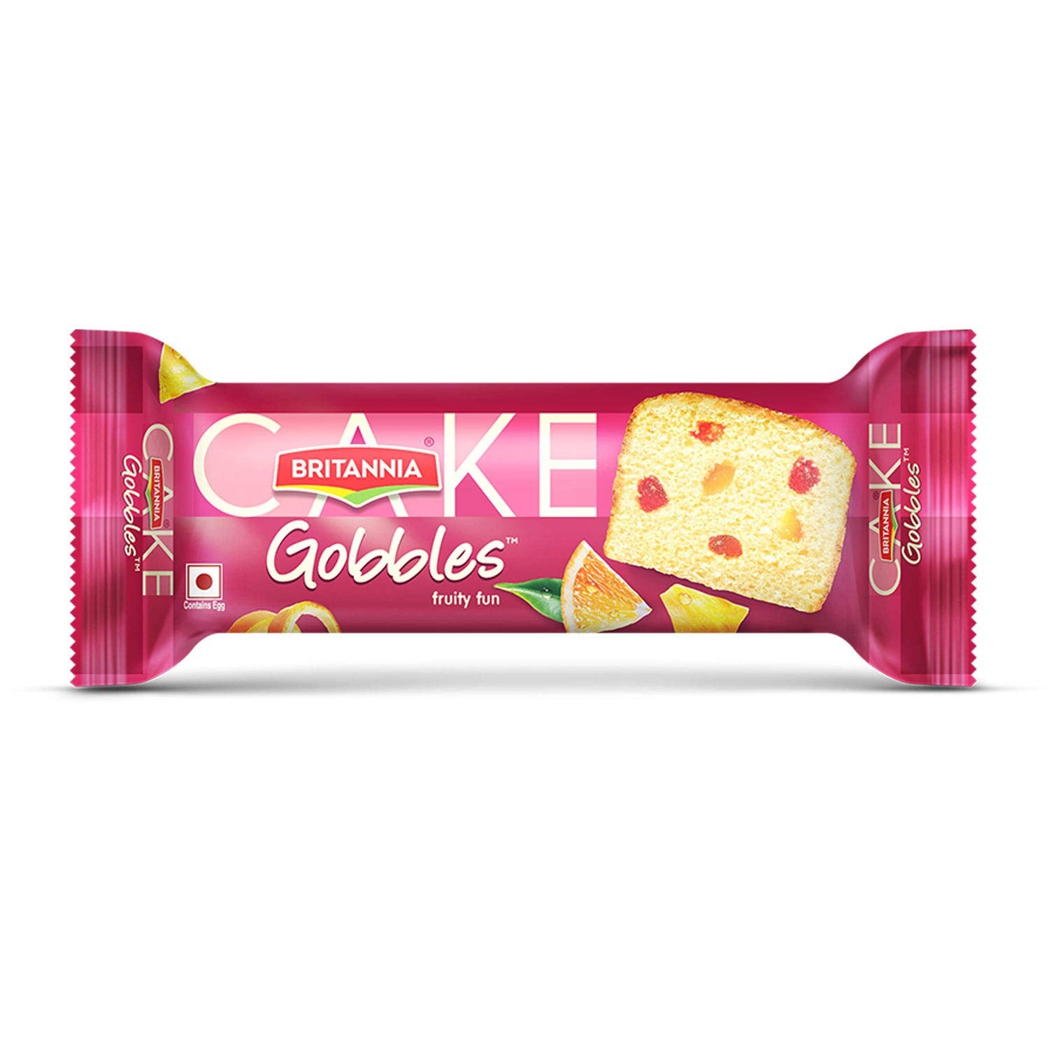 Britannia Gobbles Fruit Cake, 55g(Pack of 2)